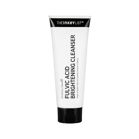 The INKEY List Fulvic Acid Brightening Cleanser 5 Fl Oz, Removes Makeup, For a Healthy Looking Complexion, Fragrance Free, Suitable For All Skin Types
