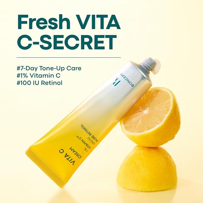 Vita C Cream – Hydrating & Firming Korean Vitamin C Moisturizer | Radiant-Looking Skin & Healthy Glow