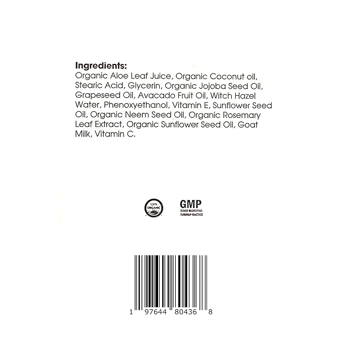 ZOE Radiance Face Cream - Oganic Face Moisturizer for Glowing Skin - Botanical Extracts & Vitamins & Goat Milk & – Hydrating for Sensitive Skin and Dry Skin