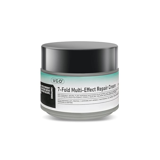 VGO Moisturizer Face Cream, 7-Fold Multi-Effect Repair Facial Cream, Daily Repair Moisturizer for Body and Face - Perfect for Every Skin Type 100ml / 3.53oz