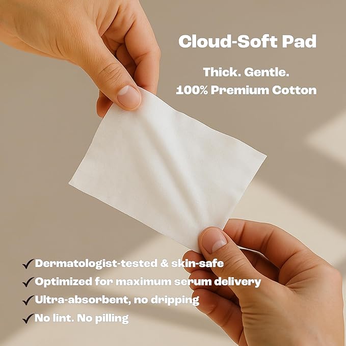 Aquafresh Facial Cleansing Pads – 80 Individually Wrapped Wipes for Oily & Combination Skin | Oil-Control Face Pads for Gym, Travel & Daily Use | Ultra-Soft Cotton