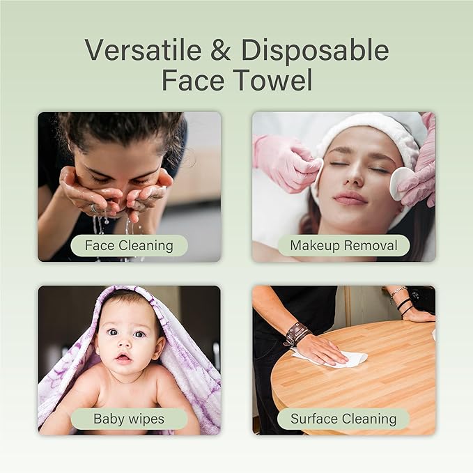 Unifree Facial Tissues I Dry Wipes I Makeup Remover, 8-pack Value Pack, 800 Count