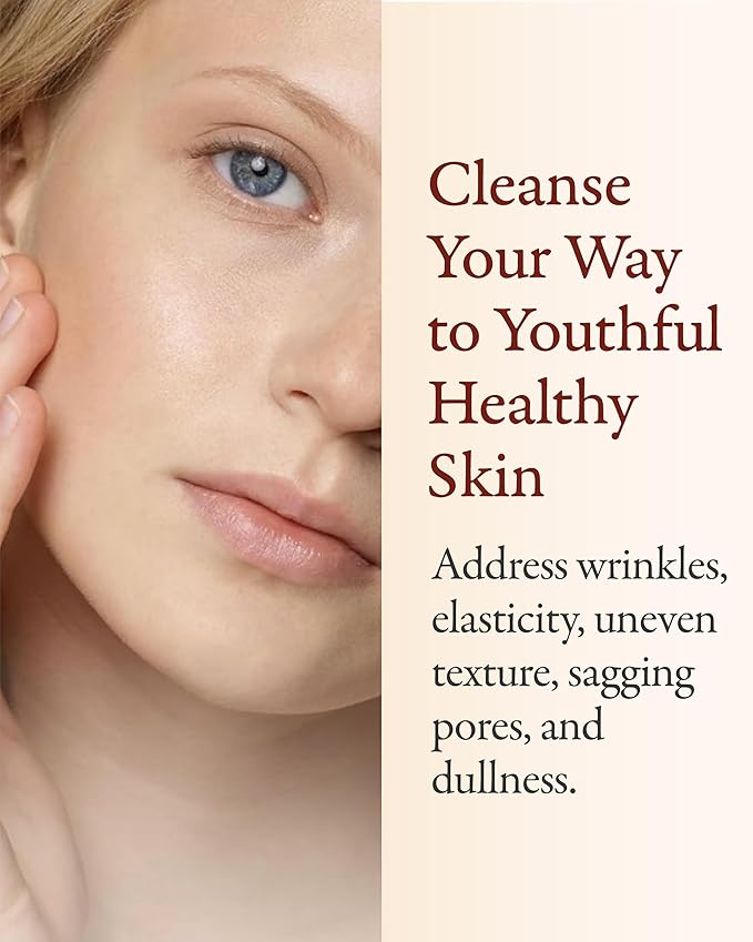 Sooryehan Bon Cleansing Foam (5.4fl oz) - Korean Skincare Herbal Ginseng Cleanser for Hydration & vitality, Reduces Tightness & Dullness. with Jinseng Soapberry™ & Ginseng Bonchodan