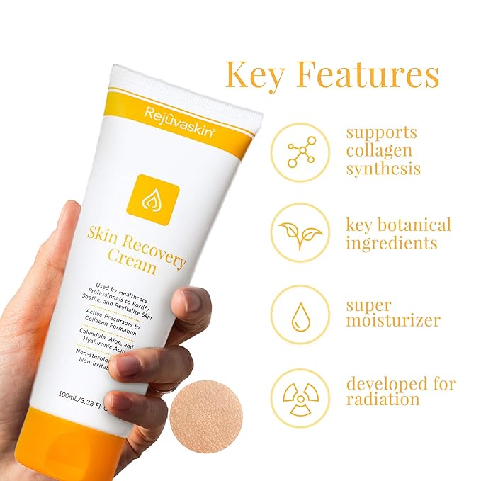 Rejuvaskin Skin Recovery Cream with Aloe Vera, Cooling Moisturizing Cream for Dry, Itchy & Sensitive Skin, 100 ml