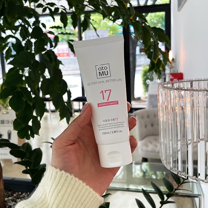 ATOMU Facial Moisturizing Cream 17 Ultimate Moisture - Hydrating Face Moisturizer for 24hrs with Advanced Hyaluronic Acid 3.4 fl oz