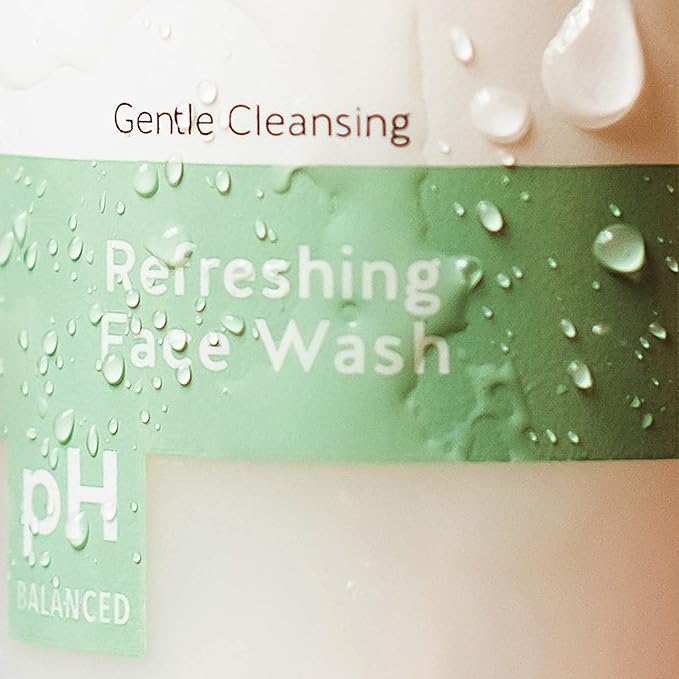 Alpha Skin Care Refreshing Face Wash, Gentle Soap-Free Formula, Citric AHA, Cleanses, Purifies, Tones & Restores pH, All Skin Types, Removes Make-Up & Oil, Anti-Aging Ingredients, 6 Oz