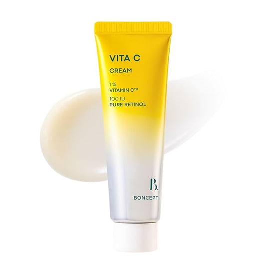 Vita C Cream – Hydrating & Firming Korean Vitamin C Moisturizer | Radiant-Looking Skin & Healthy Glow