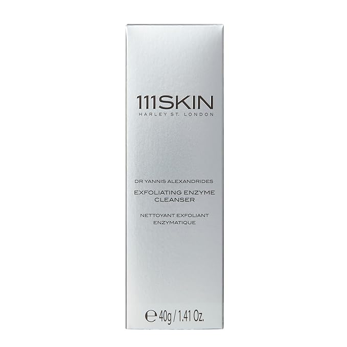 111SKIN Enzyme Exfoliating Cleanser, Gentle Daily Powder-to-Foam Face Wash with Papain, Shikimic Acid & NAC Y2, Enhances Radiance, Improves Texture & Smooths Skin, For All Skin Types, AM/PM Use