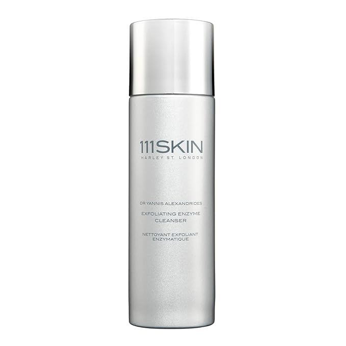 111SKIN Enzyme Exfoliating Cleanser, Gentle Daily Powder-to-Foam Face Wash with Papain, Shikimic Acid & NAC Y2, Enhances Radiance, Improves Texture & Smooths Skin, For All Skin Types, AM/PM Use