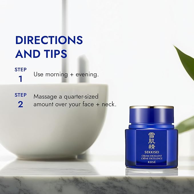 SEKKISEI Cream Excellent, Facial Moisturizer, 1.7 Ounce