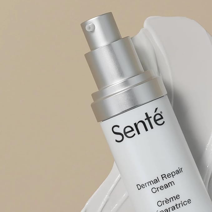 Senté Dermal Repair Facial Cream | Nourishing for Rosacea & Sensitive Skin | Hydrate & Rejuvenate | with Patented HSA, Vitamin E & Green Tea Extract - 1.7 Fl Oz