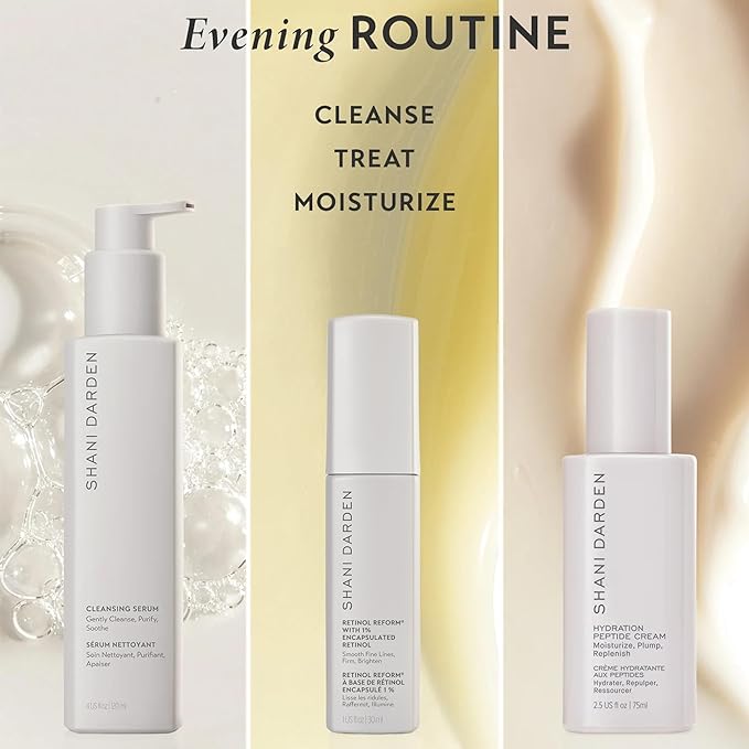 SHANI DARDEN SKIN CARE Cleansing Serum Face Wash for All Skin Types, Gentle Daily Hydrating Gel Facial Cleanser & Makeup Remover with Hyaluronic Acid & Oat Bran, Removes Excess Oil & Dirt, 4 fl oz