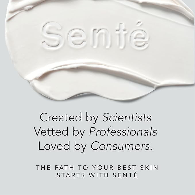 Sente Daily Soothing Facial Cleanser For Dry and Sensitive Skin - Gently Removes Oil, Impurities and Makeup - with Vitamin E - 5.5 Fl Oz