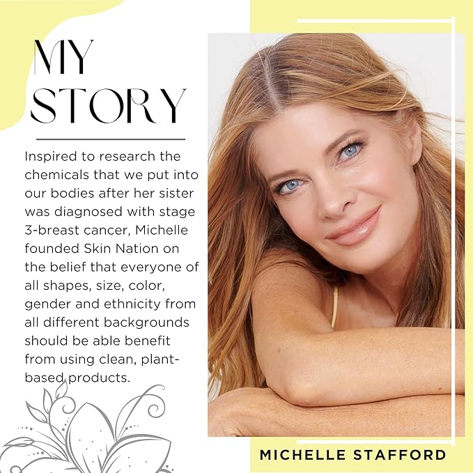 Skin Nation Hydrating Gentle Face Wash with Organic Aloe and Chamomile for Dry, Oily and Sensitive Skin, Paraben Free and Sulfate Free, 5.1 Fl Oz, Made in USA