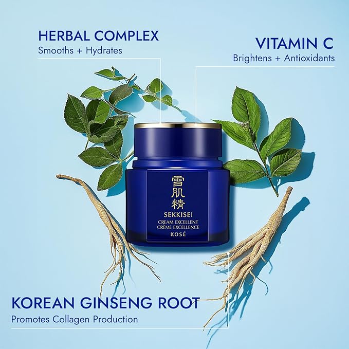 SEKKISEI Cream Excellent, Facial Moisturizer, 1.7 Ounce